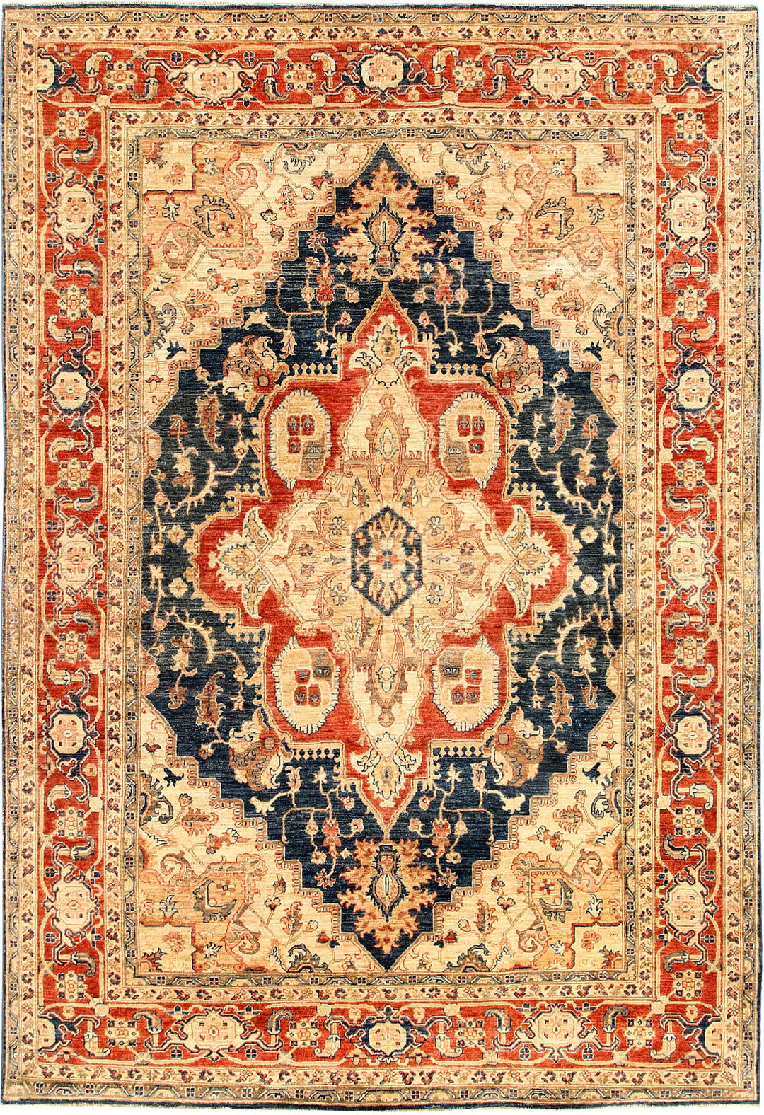 Midnight Blue Serapi 6' 6 x 9' 7 - No. 61768 - ALRUG Rug Store