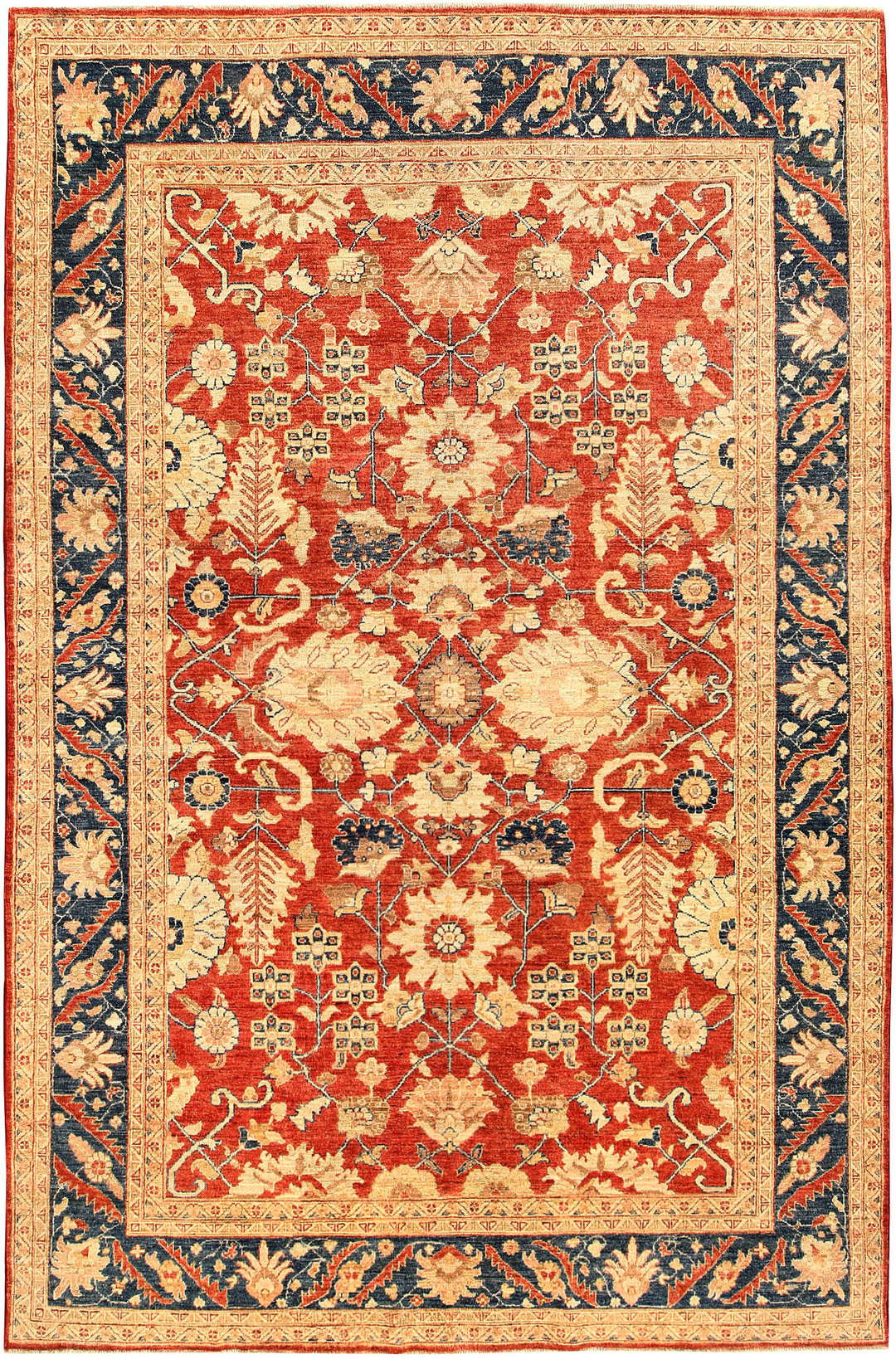 Tomato Serapi 6' 5 x 9' 11 - No. 61769 - ALRUG Rug Store