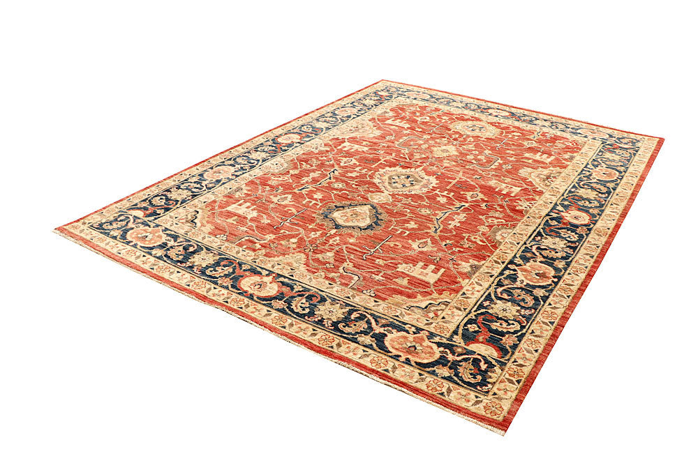 Tomato Serapi 6' 8 x 9' 4 - No. 61770 - ALRUG Rug Store