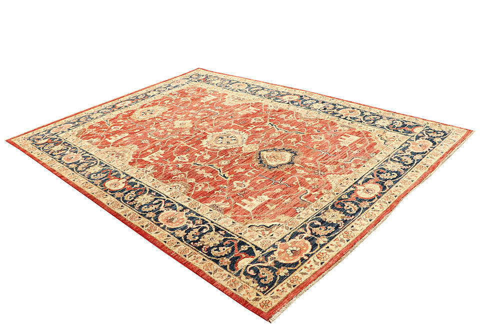 Tomato Serapi 6' 8 x 9' 4 - No. 61770 - ALRUG Rug Store