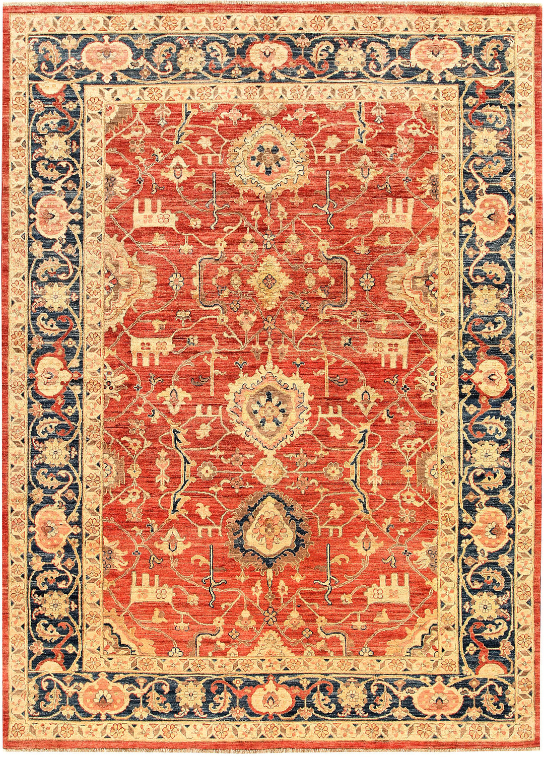 Tomato Serapi 6' 8 x 9' 4 - No. 61770 - ALRUG Rug Store
