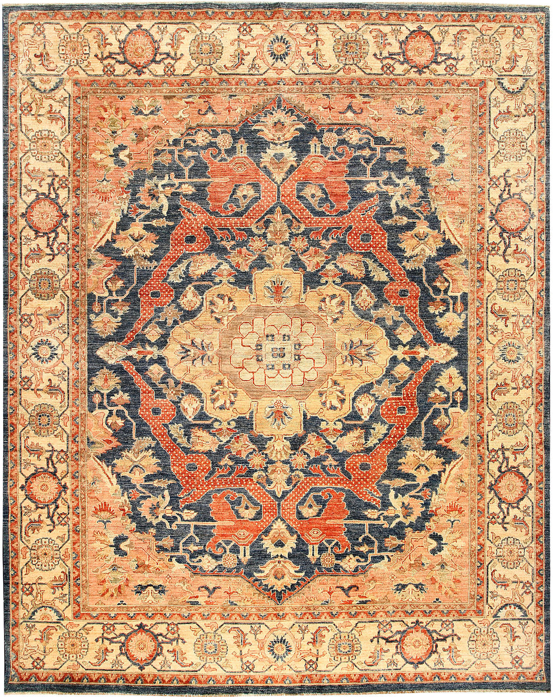 Light Slate Grey Serapi 7' 10 x 9' 10 - No. 61771 - ALRUG Rug Store