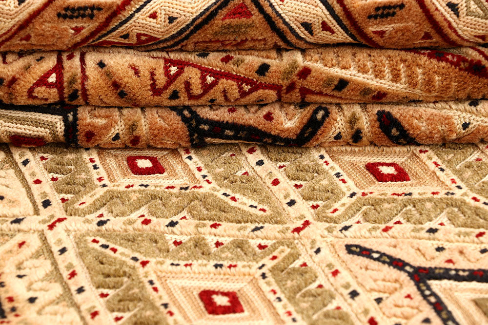 Multi Colored Mashwani 5' 3 x 6' 5 - No. 61779 - ALRUG Rug Store