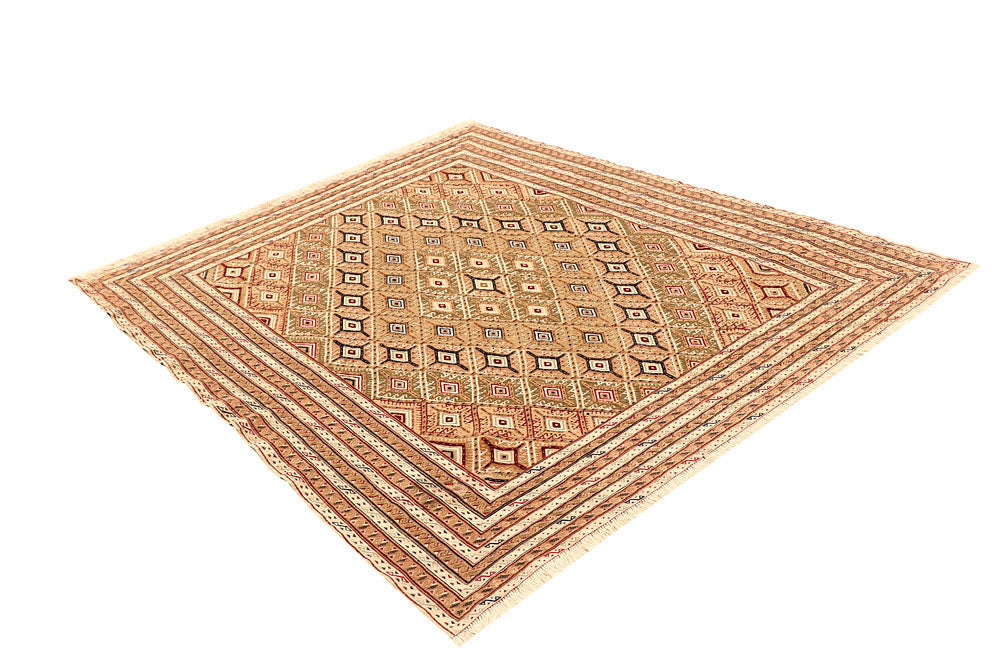 Multi Colored Mashwani 5' 3 x 6' 5 - No. 61779 - ALRUG Rug Store