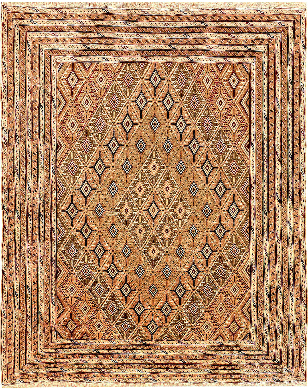Multi Colored Mashwani 5' 3 x 6' 5 - No. 61779 - ALRUG Rug Store