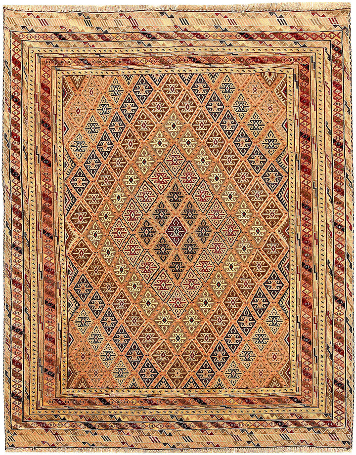 Multi Colored Mashwani 5' 2 x 6' 5 - No. 61782 - ALRUG Rug Store