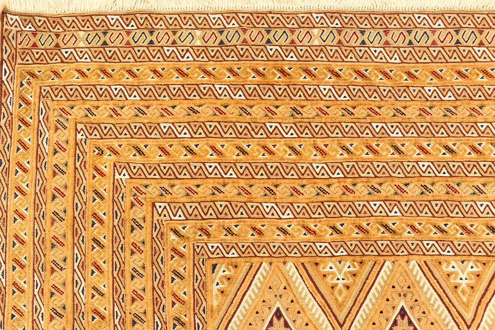 Multi Colored Mashwani 7' 2 x 9' - No. 61785 - ALRUG Rug Store