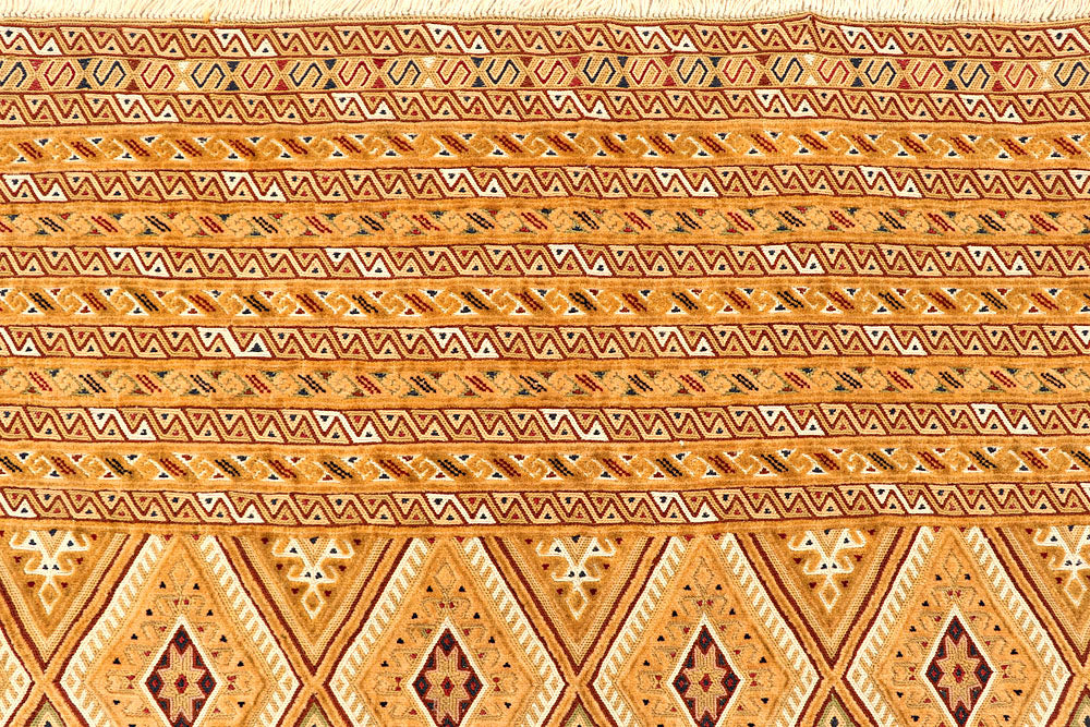 Multi Colored Mashwani 7' 2 x 9' - No. 61785 - ALRUG Rug Store