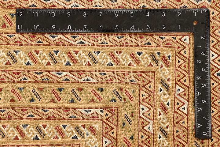 Multi Colored Mashwani 7' 2 x 9' - No. 61785 - ALRUG Rug Store