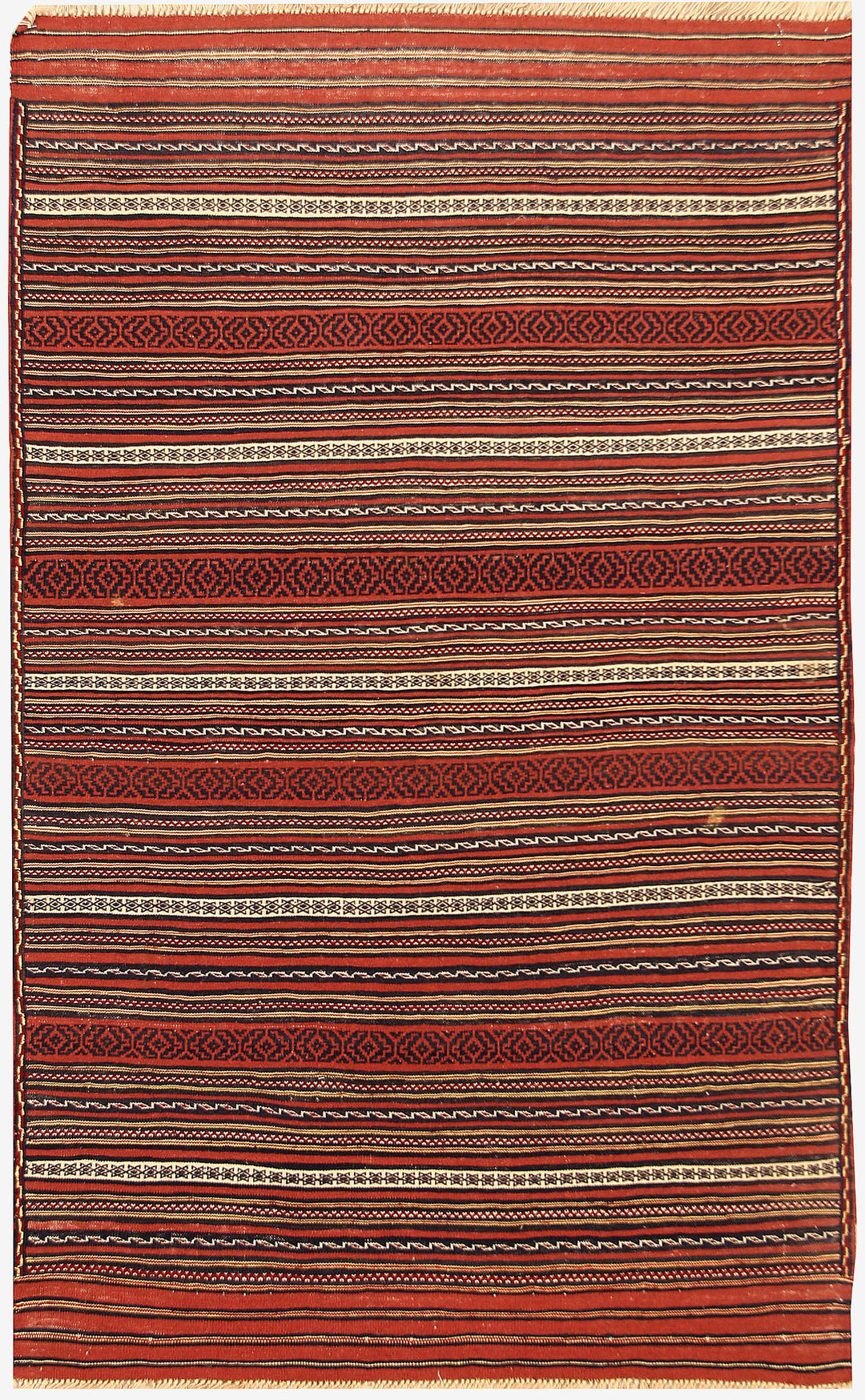 Afghan Maliki Rug 2'11" x 4'8" Hand-Knotted