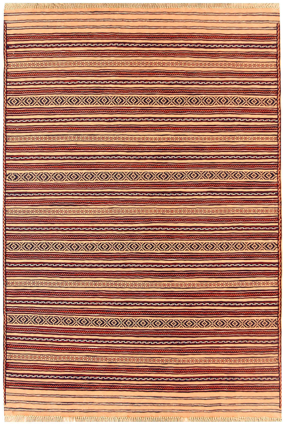 Afghan Maliki Rug 3' 1 x 4' 8 Hand-Knotted