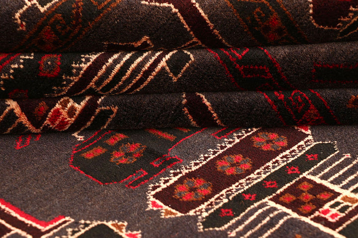 Multi Colored Baluchi 6' 4 x 9' 7 - No. 61800 - ALRUG Rug Store