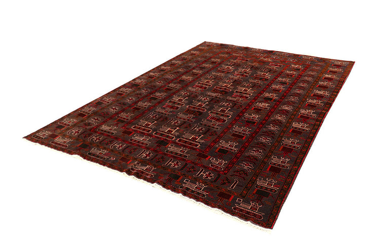 Multi Colored Baluchi 6' 4 x 9' 7 - No. 61800 - ALRUG Rug Store