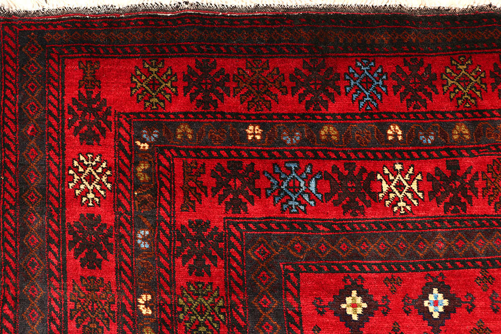 Multi Colored Baluchi 6' 4 x 9' 5 - No. 61801 - ALRUG Rug Store