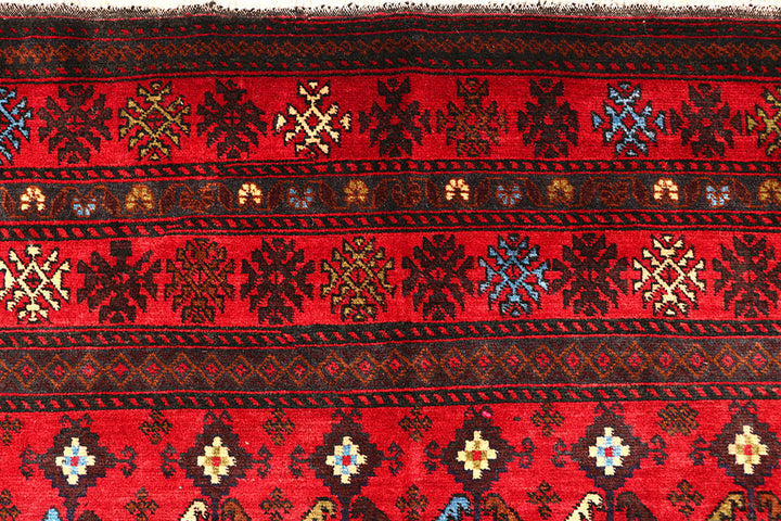 Multi Colored Baluchi 6' 4 x 9' 5 - No. 61801 - ALRUG Rug Store