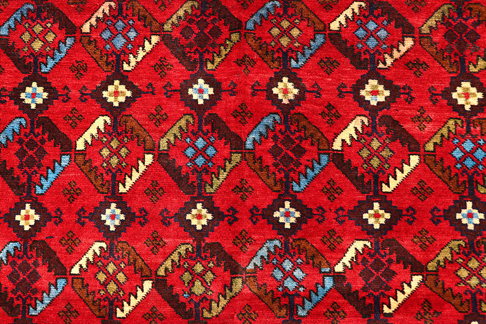 Multi Colored Baluchi 6' 4 x 9' 5 - No. 61801 - ALRUG Rug Store