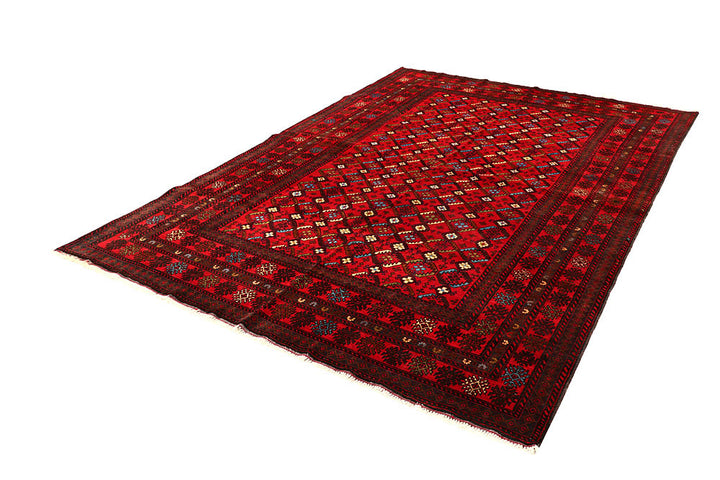 Multi Colored Baluchi 6' 4 x 9' 5 - No. 61801 - ALRUG Rug Store