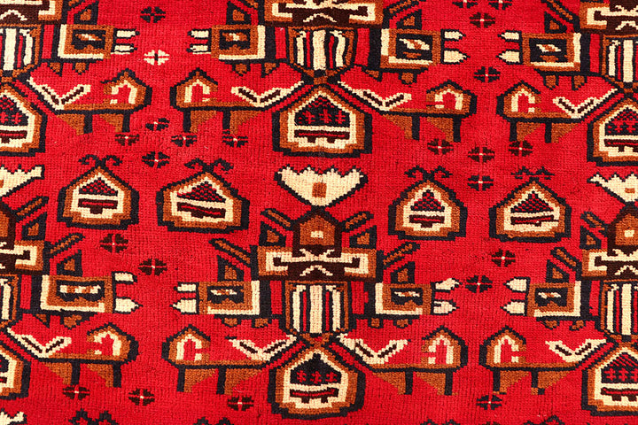 Multi Colored Baluchi 6' 9 x 10' 4 - No. 61802 - ALRUG Rug Store