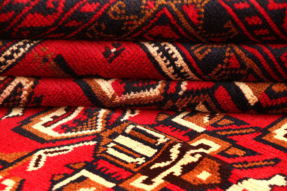 Multi Colored Baluchi 6' 9 x 10' 4 - No. 61802 - ALRUG Rug Store