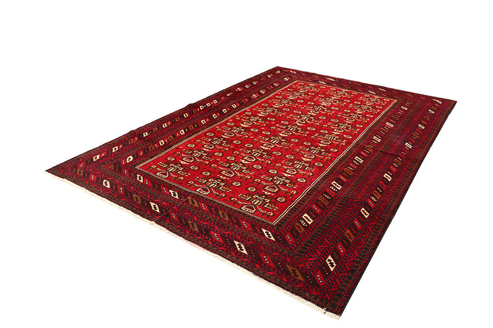 Multi Colored Baluchi 6' 9 x 10' 4 - No. 61802 - ALRUG Rug Store