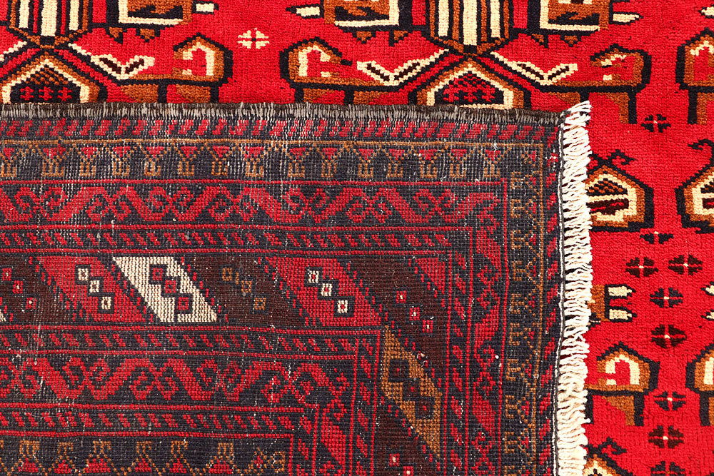 Multi Colored Baluchi 6' 9 x 10' 4 - No. 61802 - ALRUG Rug Store