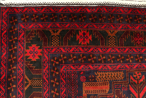Multi Colored Baluchi 6' 9 x 10' - No. 61803 - ALRUG Rug Store