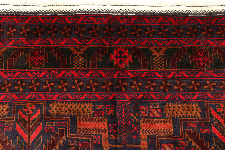 Multi Colored Baluchi 6' 9 x 10' - No. 61803 - ALRUG Rug Store