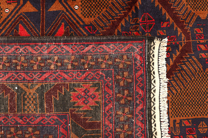 Multi Colored Baluchi 6' 9 x 10' - No. 61803 - ALRUG Rug Store