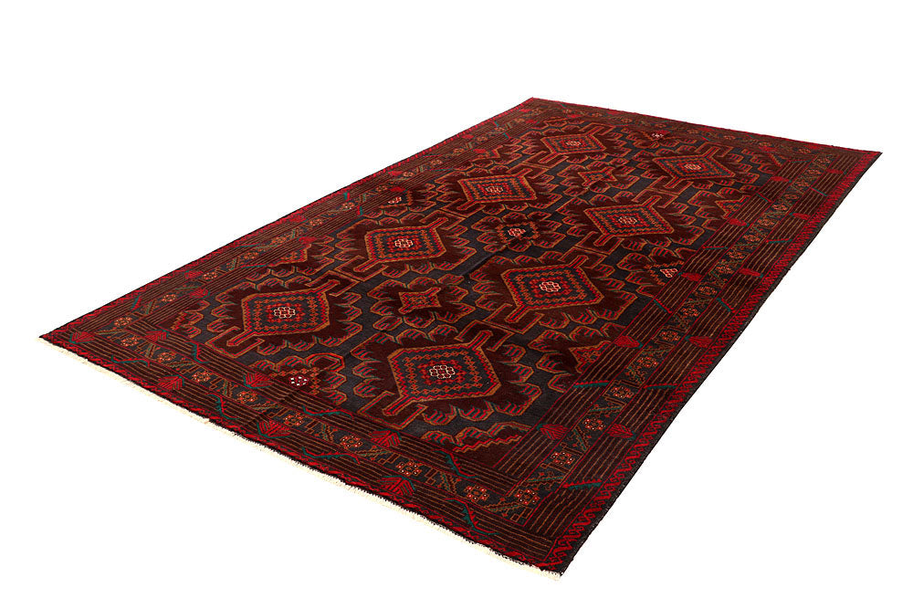 Multi Colored Baluchi 5' 11 x 9' 7 - No. 61804 - ALRUG Rug Store