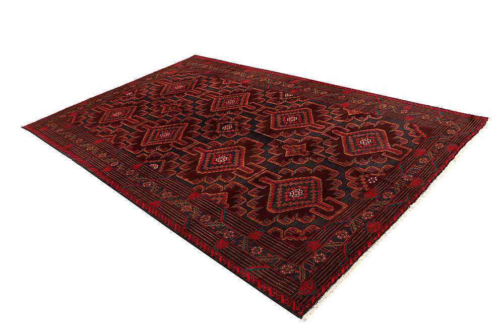 Multi Colored Baluchi 5' 11 x 9' 7 - No. 61804 - ALRUG Rug Store