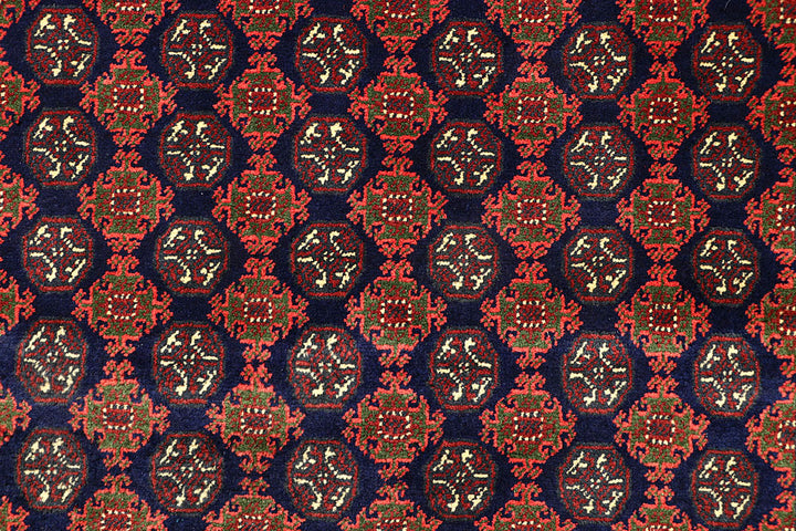 Multi Colored Baluchi 3' 3 x 4' 10 - No. 61807 - ALRUG Rug Store