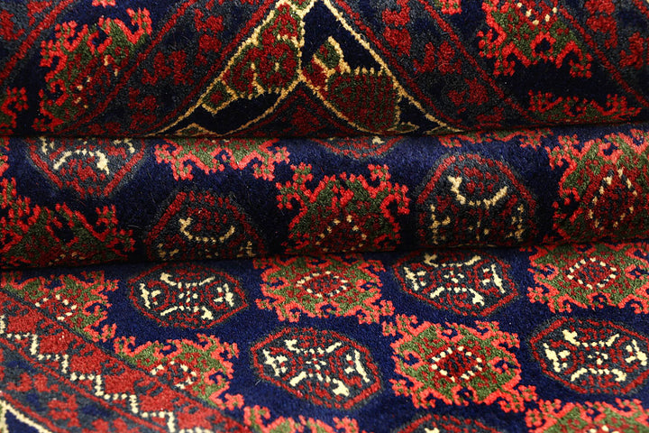 Multi Colored Baluchi 3' 3 x 4' 10 - No. 61807 - ALRUG Rug Store