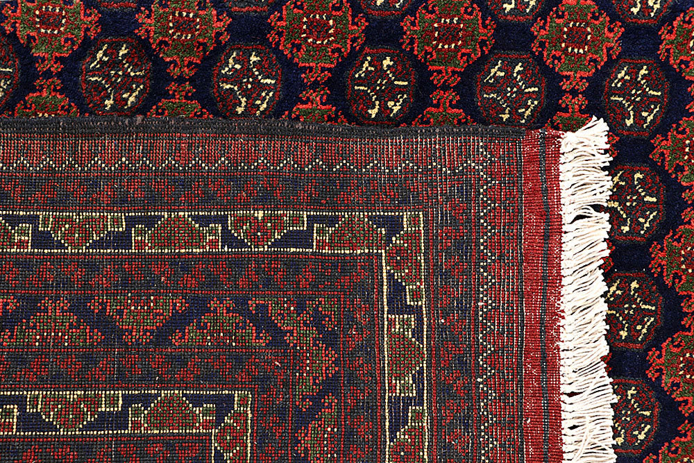 Multi Colored Baluchi 3' 3 x 4' 10 - No. 61807 - ALRUG Rug Store