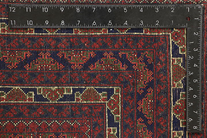 Multi Colored Baluchi 3' 3 x 4' 10 - No. 61807 - ALRUG Rug Store