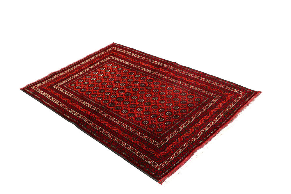 Multi Colored Baluchi 3' 3 x 4' 9 - No. 61808 - ALRUG Rug Store