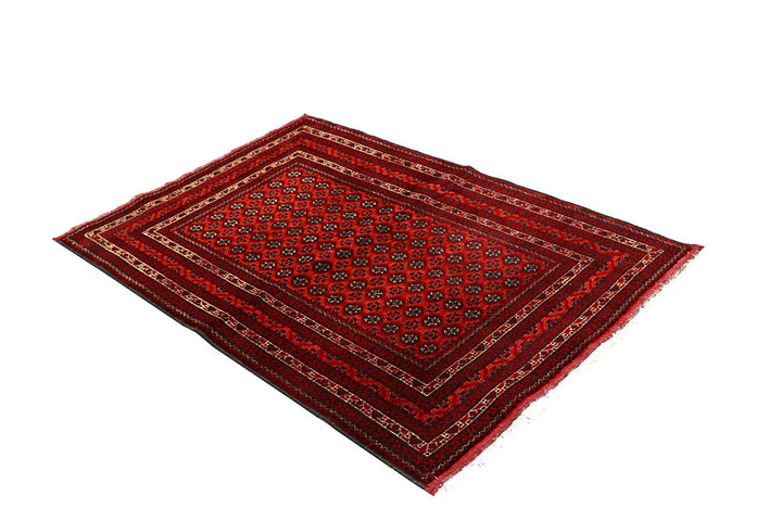 Multi Colored Baluchi 3' 3 x 4' 9 - No. 61808 - ALRUG Rug Store