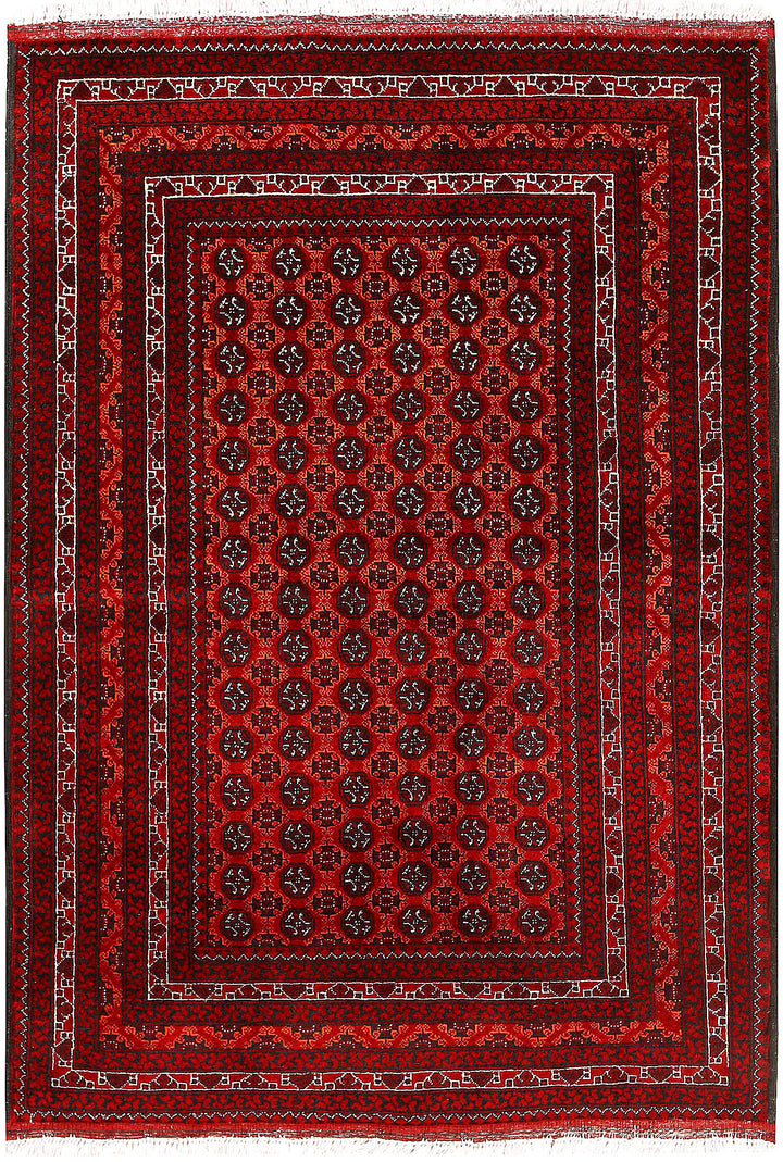 Multi Colored Baluchi 3' 3 x 4' 9 - No. 61808 - ALRUG Rug Store