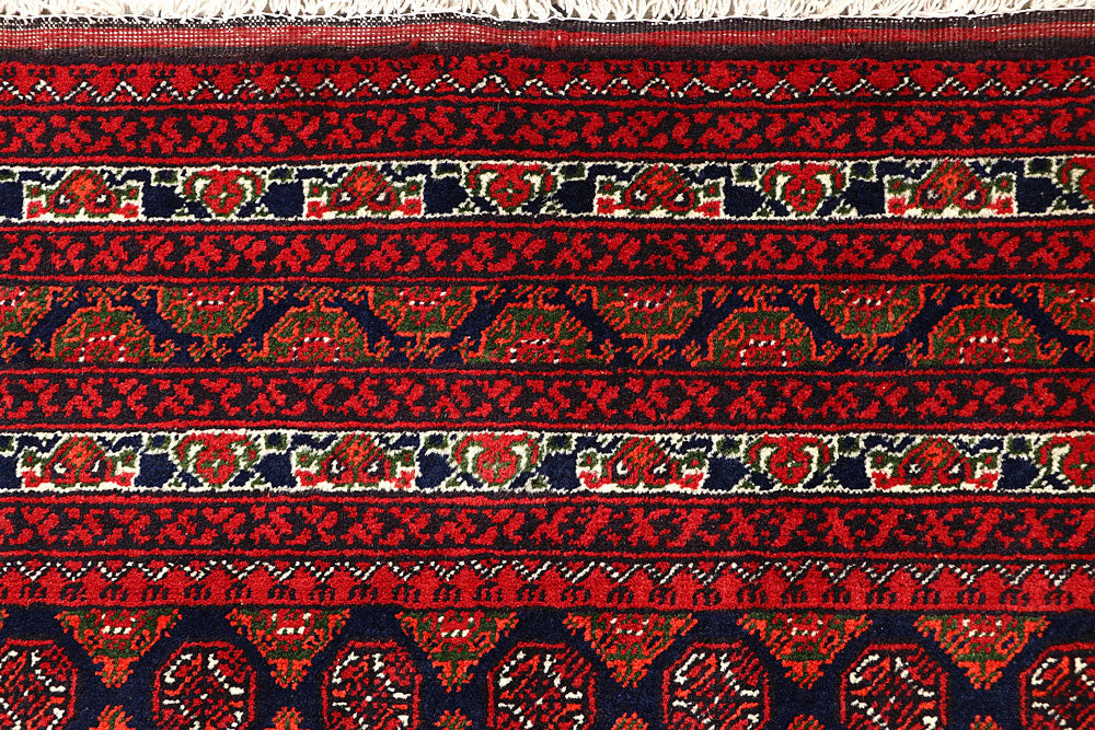 Multi Colored Baluchi 3' 5 x 4' 11 - No. 61809 - ALRUG Rug Store