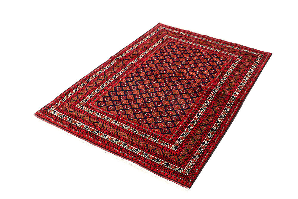 Multi Colored Baluchi 3' 5 x 4' 11 - No. 61809 - ALRUG Rug Store