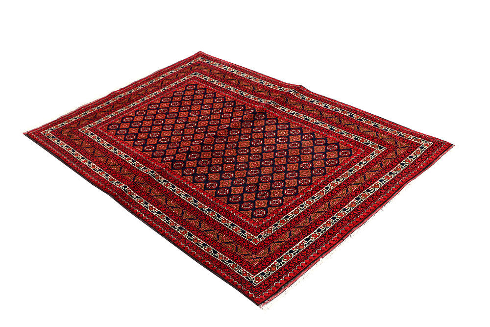 Multi Colored Baluchi 3' 5 x 4' 11 - No. 61809 - ALRUG Rug Store