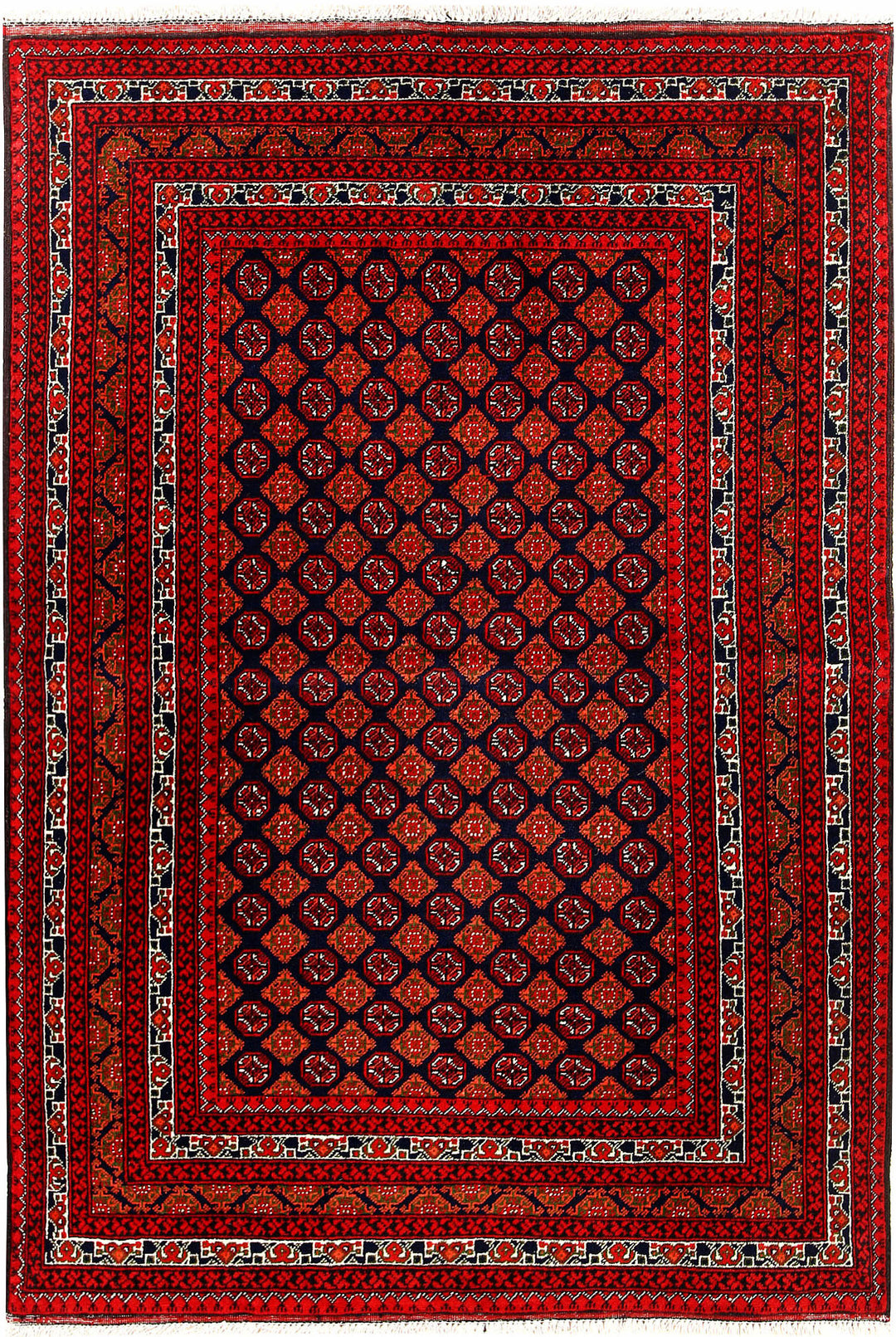 Multi Colored Baluchi 3' 5 x 4' 11 - No. 61809 - ALRUG Rug Store