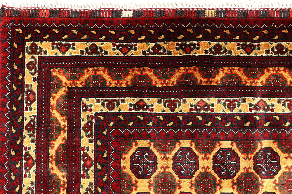 Multi Colored Baluchi 3' 3 x 4' 11 - No. 61811 - ALRUG Rug Store