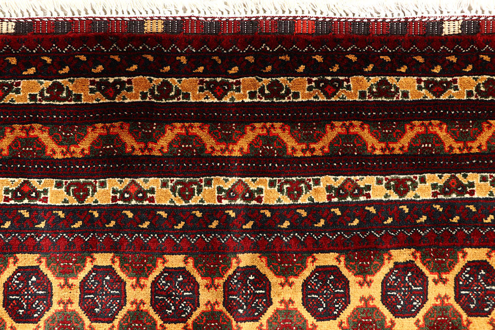 Multi Colored Baluchi 3' 3 x 4' 11 - No. 61811 - ALRUG Rug Store
