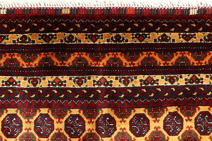 Multi Colored Baluchi 3' 3 x 4' 11 - No. 61811 - ALRUG Rug Store