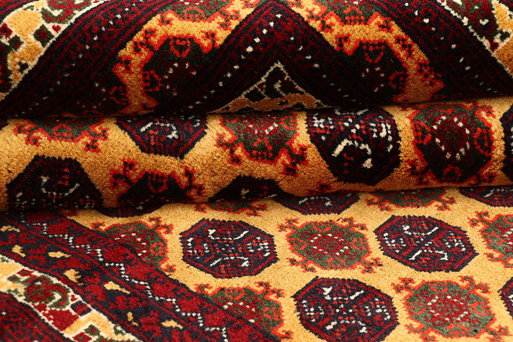 Multi Colored Baluchi 3' 3 x 4' 11 - No. 61811 - ALRUG Rug Store