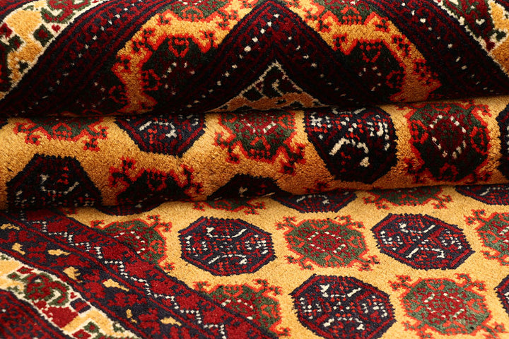 Multi Colored Baluchi 3' 3 x 4' 11 - No. 61811 - ALRUG Rug Store