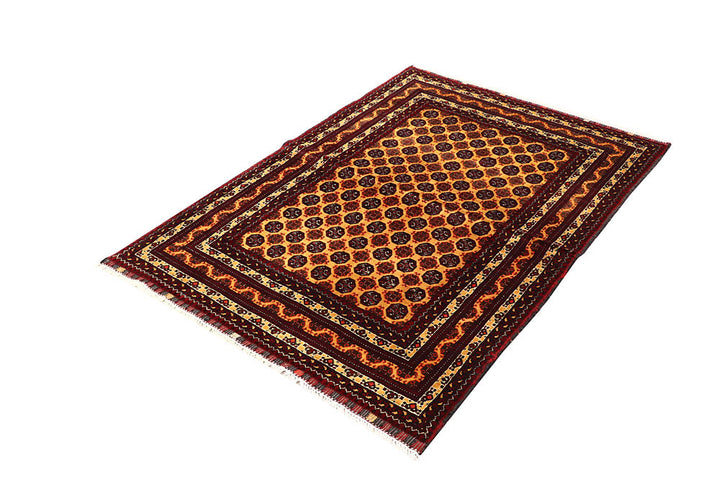 Multi Colored Baluchi 3' 3 x 4' 11 - No. 61811 - ALRUG Rug Store