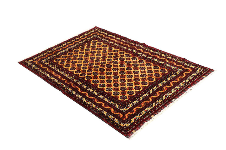 Multi Colored Baluchi 3' 3 x 4' 11 - No. 61811 - ALRUG Rug Store