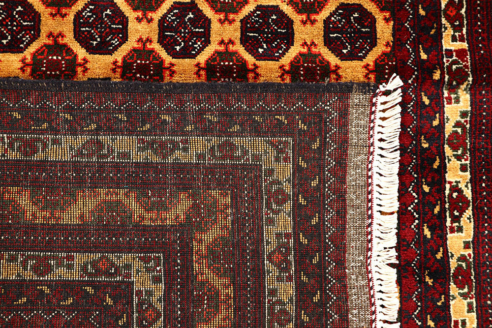 Multi Colored Baluchi 3' 3 x 4' 11 - No. 61811 - ALRUG Rug Store