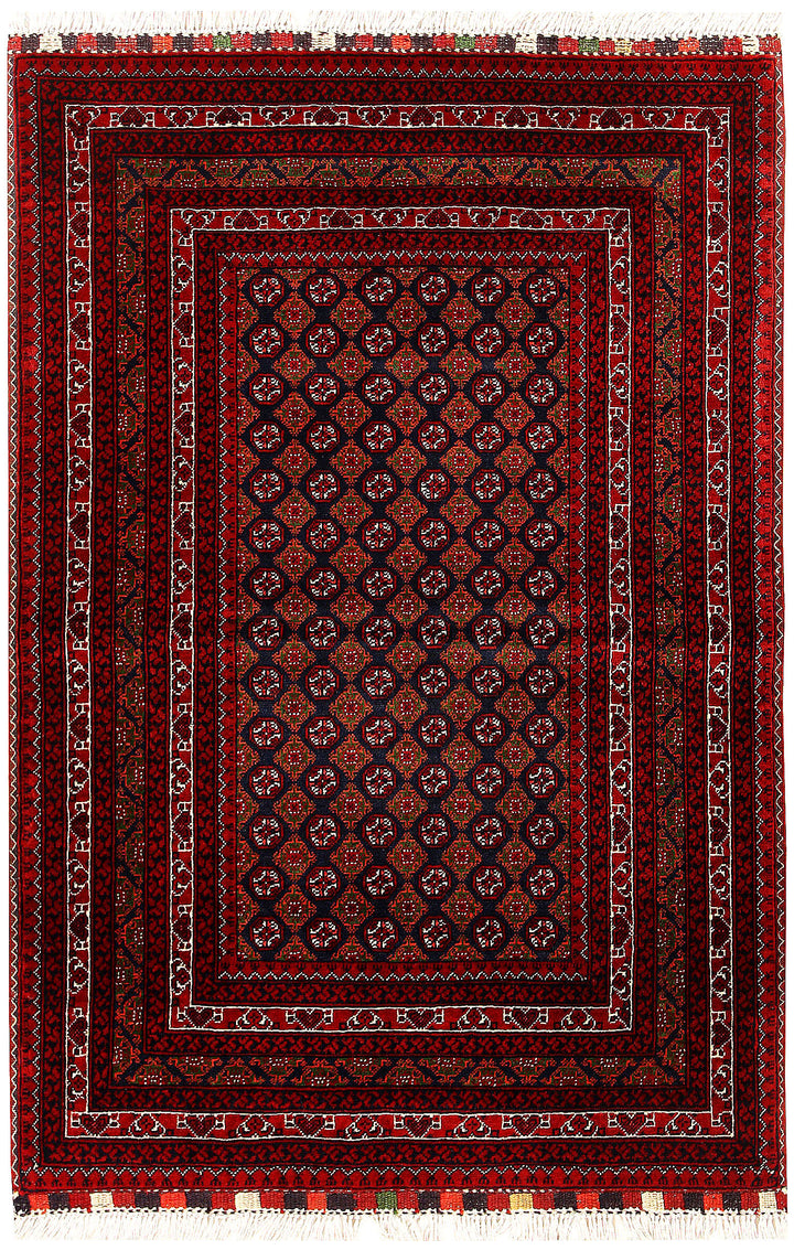 Multi Colored Baluchi 3' 4 x 5' 2 - No. 61814 - ALRUG Rug Store